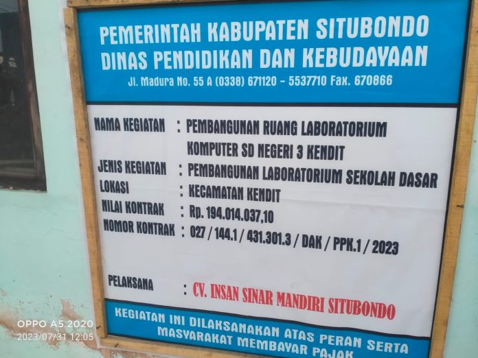 Lsm Penjara Indonesia Soroti Pembangunan Sd Negeri Kendit Di Duga