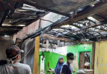 Akibat Hubungan Arus Pendek, 1 Unit Rumah Terbakar di Loka