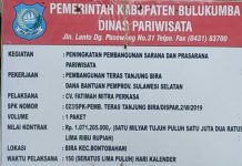 GMB Sulsel, Pembangunan Teras Tanjung Bira Asal Jadi