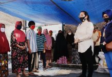 Debbie Purnama Rusdin, Kunjungi Korban Kebakaran Macini Parang