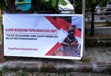 Aliansi Mahasiswa Papua Makassar Tolak Gerakan Rasisme