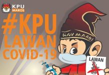 KPU Maros Lantik PPS Dengan Protokol Covid-19