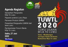 Kerukunan Keluarga Luwu Raya Gelar Temu Usaha Wija To Luwu.