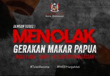 Elemen Mahasiswa sekota Makassar dan Ormas Sapma Pemuda Pancasila Menolak Unjuk Rasa Issu Makar Kelompok Mahasiswa asal Papua