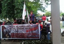 Aksi Federasi Serikat Buruh, Gugat Disnakertrans Sulsel