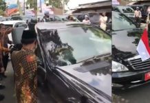 Mobil Dinas Wakil Presiden Indonesia isi BBM Gunakan Jeriken Viral