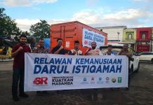 Muzayyin Lepas Relawan Kemanusian ke Masamba