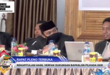 KPU Selayar, Jadwalkan Tahapan Penyerahan Dokumen Perbaikan Dukungan Bapaslon Perseorangan