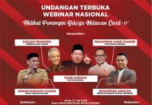 FORBEK Unhas Libatkan Para Tokoh Nasional, Gubernur Jateng dan Bupati Gowa Bahas Pemimpin Bekerja Melawan Covid-19