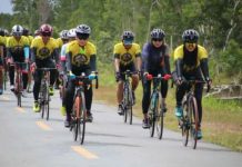 Kasrem Cendrawasih bersama unsur TNI-POLRI Bersepeda