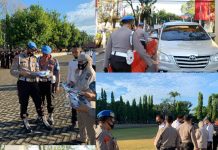 Provos Polda Sulsel Gelar Pendisiplinan Pelaksanaan Protokol Kesehatan Terhadap Anggota Polda Sulsel