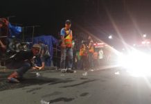 Kebakaran Hebat di Kawasan Pasar Senggol Makassar