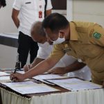 Pendatanganan MoU Pelaksanaan Pemberdayaan Hak Atas Tanah Kabupaten Takalar.