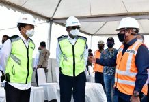 Gubernur Sulsel Kunjungi Tahap Akhir Pembangunan Tol Layang AP Pettarani