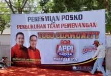 Yugo Community, Siap Menangkan Appi-Rahman di Pilwali Makassar 2020