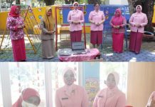 Bhayangkari Daerah Sulsel Sebarkan Laptop Pertamina Foundation