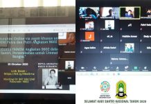 Hari Santri di Masa Pandemi Covid-19, Alumni IMMIM 9602 Adakan Silaturahmi Online Via Zoom