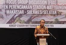 Gubernur Sulsel Nurdin Abdullah, Hadiri Focus Group Discussion Stadion Mattoanging