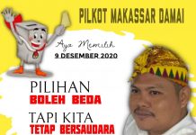 Pesan Damai Pilwalkot Makassar 2020 dari Ketua Ilo Community