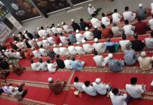 Ustadz dan Anak Yatim Dzikir Bersama di Posko Appi-Rahman, Doakan Pilwali Makassar Damai