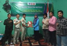 Menwa UNM Lahirkan Komandan Baru di Tengah Pandemi Covid 19