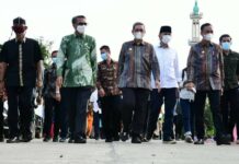 Nurdin Abdullah, Tinjau Pembangunan di 5 Kabupaten yang Bersumber dari APBD Sulsel TA 2020