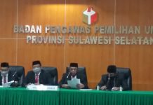 Majelis Pemeriksa Bawaslu Sulsel, Menolak Gugatan Pasangan Askar HL-Arum Spink, Terkait TSM di Pilkada Bulukumba 2020