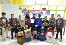 Penyebaran Covid-19 Meningkat, LMP Sulsel, Bantu Pondok Pesantren Berupa Alkes