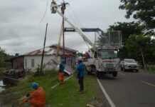 Jaringan Listrik Putus Total Pasca Gempabumi, AKLI Sulsel Bantu PT. PLN Sulselbarta di Majene