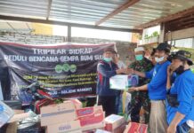 Warga Sidrap di Mamuju Sambut Bantuan IKM-ISA-IPMI Sidrap dengan Suka Cita