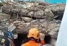 Sudah Tertimbun 4 Hari, Tim SAR Temukan Perawat di RS. Mitra Manakarra Mamuju