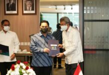 Erick Thohir Lantik Pejabat dan Staf Ahli di Lingkup Kementerian BUMN