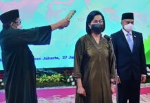 Presiden Lantik Anggota Dewas LPI di Istana Negara Jakarta