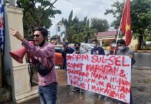 Diduga Adanya Pungli di Rutan Makassar oleh Tahanan Narkoba Rp170 Juta, PPM Gelar Aksi Didepan Kanwil KemenkumHam Sulsel