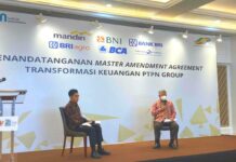 Kementerian BUMN, Lakukan Penandatanganan Master Amendment Agreement Transportasi Keuangan PTPN Group
