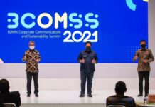 Penghargaan BCOMSS 2021 BUMN untuk Indonesia, BRI.Tbk Pemenang The Best of The Best Kategori Sustainability