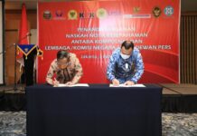 KPK, Kompolnas, Komisi/Lembaga Negara dan Dewan Pers Tanda Tangani Nota Kesepahaman
