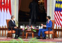 Presiden Jokowi Terima Kedatangan Perdana Menteri Malaysia