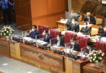 DPR Rapat Paripurna, Setujui Keanggotaan Pansus RUU Otsus Papua