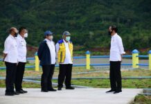 Jokowi Resmikan Bendungan Napun Gete di Kabupaten Sikka NTT