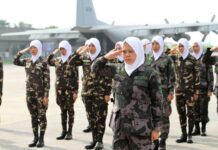 Negara Filipina Tetapkan Tanggal 1 Februari sebagai Hari Hijab Nasional Foto Tentara Muslimah Angkatan Bersenjata Filipina (properti portal islam)