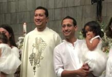 Mendikbud Dampingi Sang Putri Dibaptis, ini Kisah Perjalanan Singkat Nadiem dan Franka Sang Istri