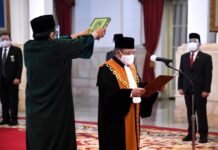 Jokowi Lantik Andi Samsan Nganro, Sebagai Wakil Mahkamah Agung