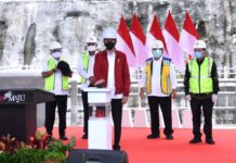 Jokowi Resmikan Bendungan Tapin di Kalimantan Selatan