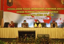 Ketua DPRD Sulsel Buka Workshop Pimpinan dan Seluruh Anggota DPRD SulSel