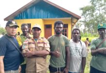 Ditengah Musim Penghujan Akhirnya semua Pekerjaan di Kampung Golar Rampung