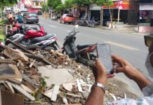 Hari Libur Bupati dan Wakil Bupati Tinjau Drainase dalam Kota Bulukumba