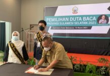 Kadis Perpustakaan Arsip Sulsel, Kukuhkan Duta Baca Sulsel dari Maros