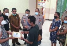 Peduli Sesama, Wali Kota Tual Jenguk Warganya Korban Bom di Makassar