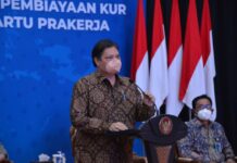 Airlangga Hartarto, Para lulusan Program Kartu Prakerja akan Ditawarkan untuk KUR Super Mikro